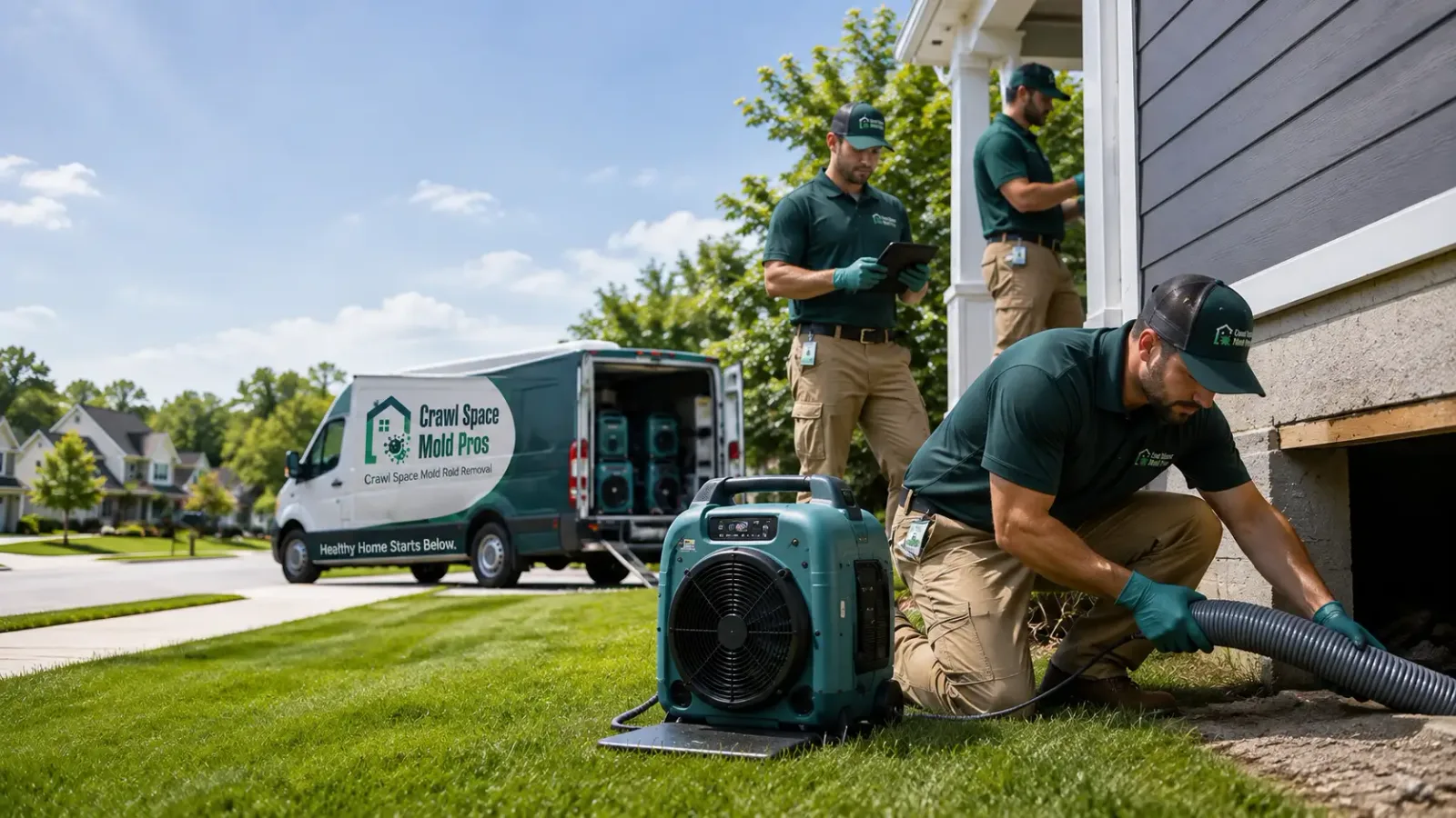 Crawl Space Mold Removal in Massapequa, NY